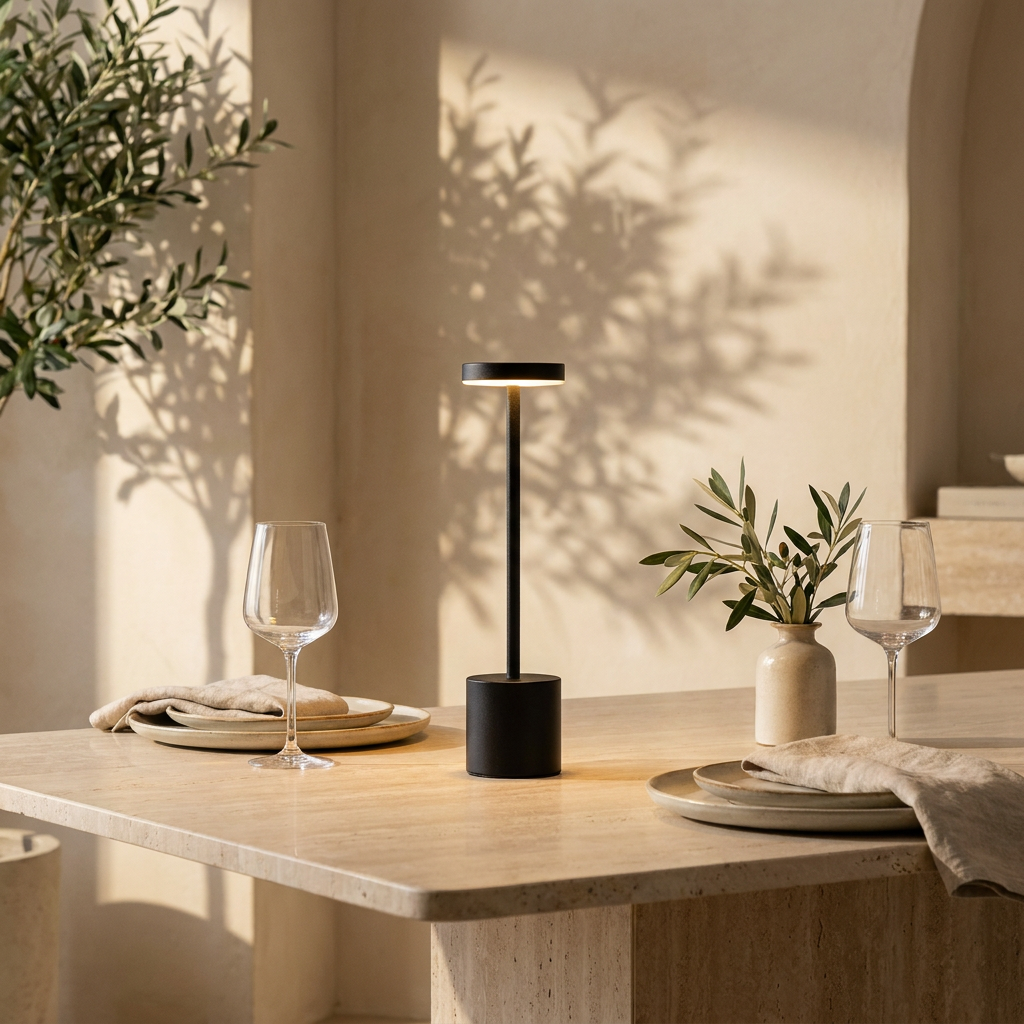 Rechargeable Touch Table Lamp | Cordless LED Bedside, Dining & Desk Lamp