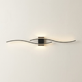 Modern Wave LED Wall Sconce | Sculptural Bedside & Ambient Wall Light
